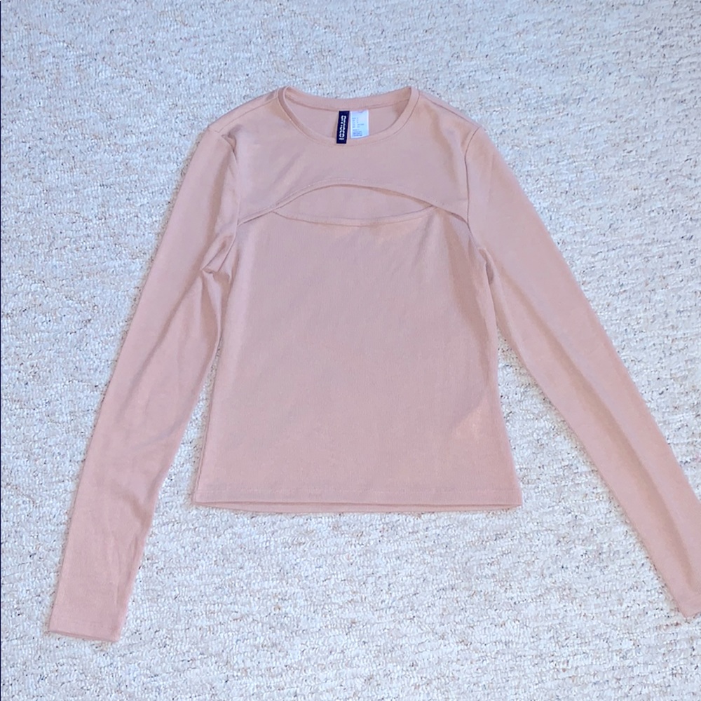 H&M fashion long sleeve shirt